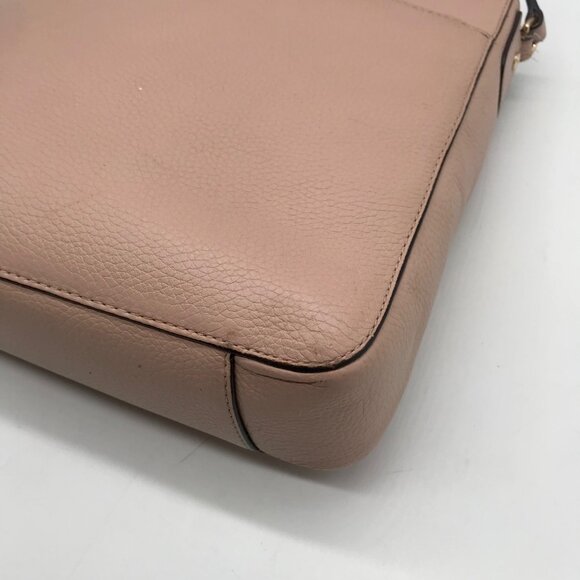 Michael Kors Pale Pink Pebbled Leather Crossbody Bag - Picture 8 of 10